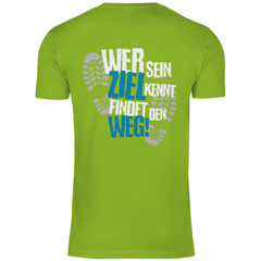 Herren T-Shirt "Wer sein Ziel kennt" - Grafikmagie