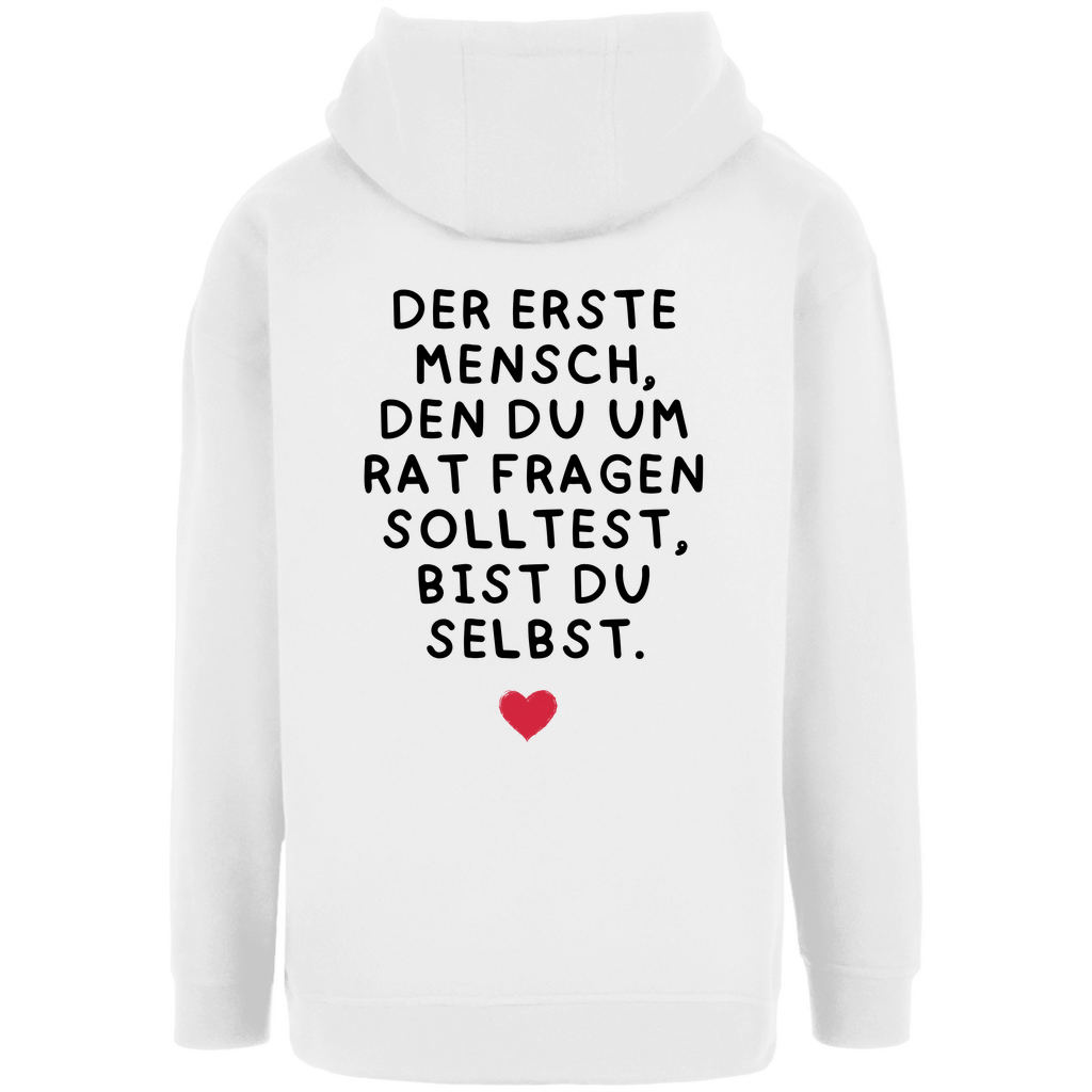 Unisex Oversize Hoodie "Der erste Mensch.."