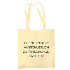 Tragetasche "Ich interagiere" - Grafikmagie