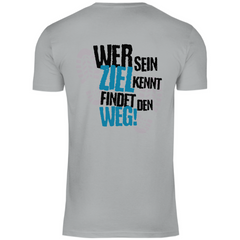 Herren T-Shirt "Wer sein Ziel kennt" - Grafikmagie