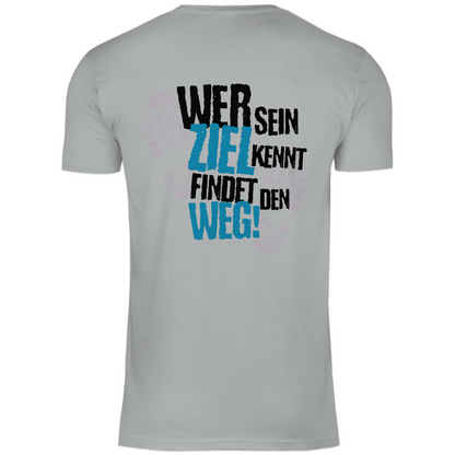 Herren T-Shirt "Wer sein Ziel kennt" - Grafikmagie