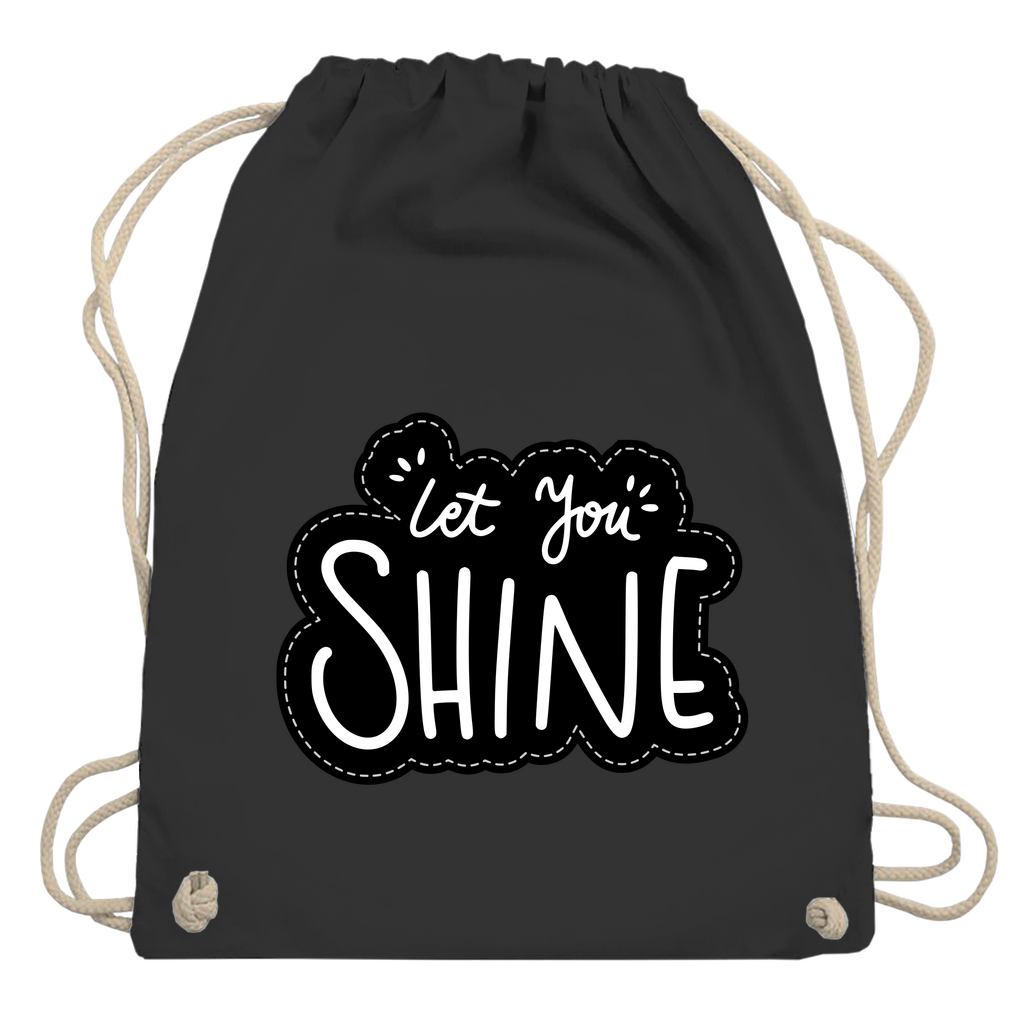 Turnbeutel "Let you shine"
