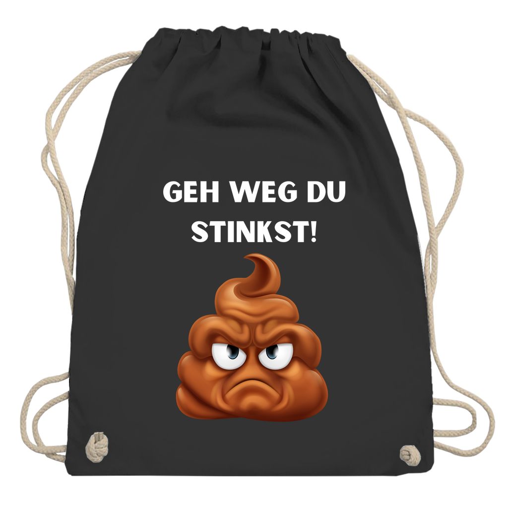Turnbeutel "Geh weg du stinkst"