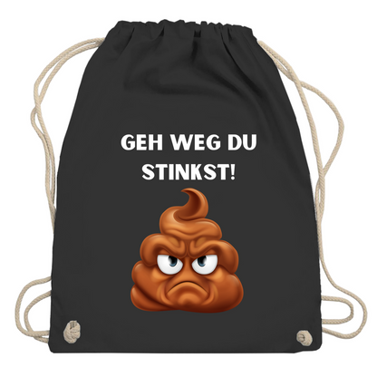 Turnbeutel "Geh weg du stinkst"