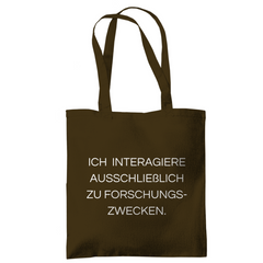 Tragetasche "Ich interagiere" - Grafikmagie