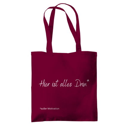 Tragetasche "Hier ist alles drin" - Grafikmagie