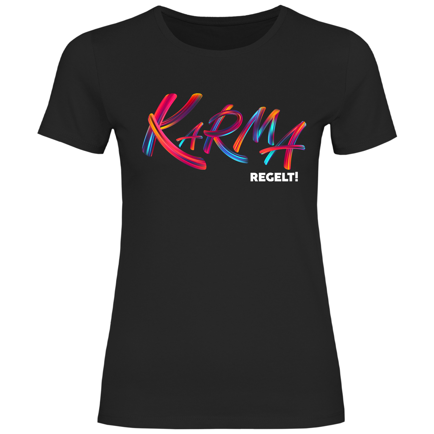 Karma regelt Slim-Fit T-Shirt