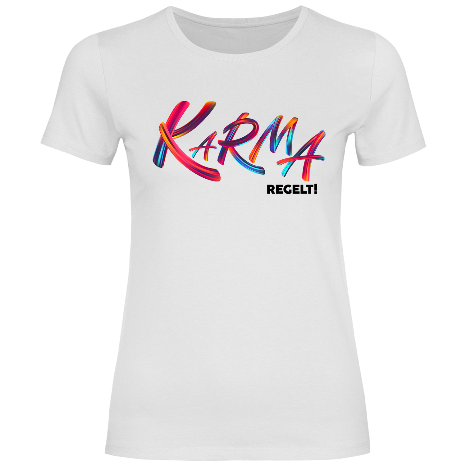 Karma regelt Slim-Fit T-Shirt