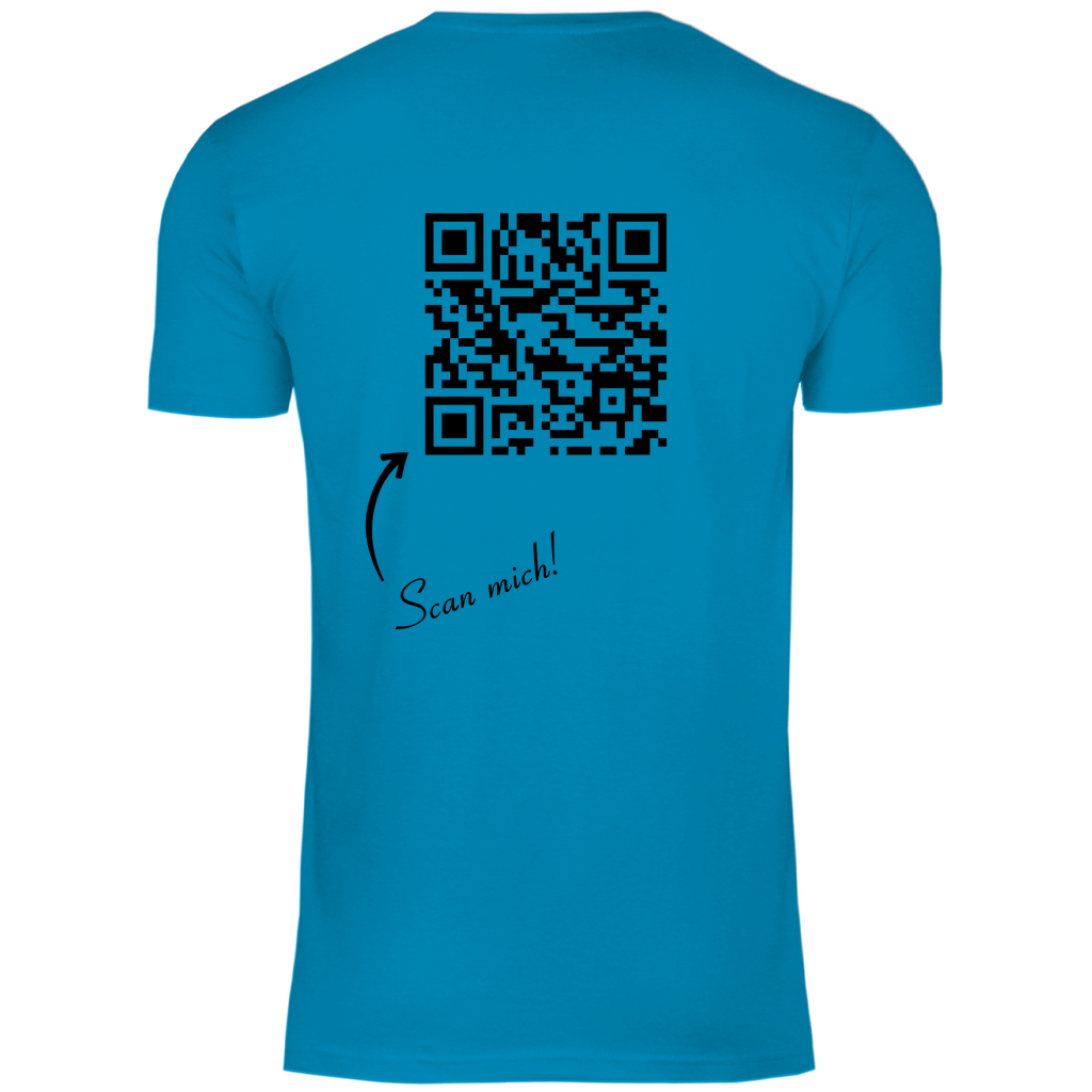 Herren T-Shirt QR Code Linkbaum