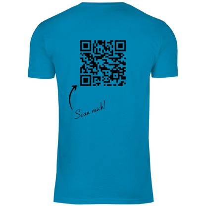 Herren T-Shirt QR Code Linkbaum