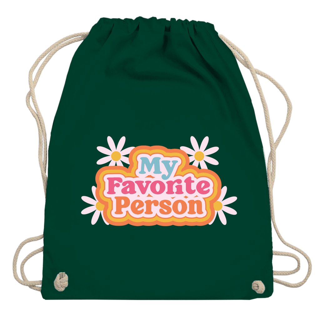 Turnbeutel "My favorite person"