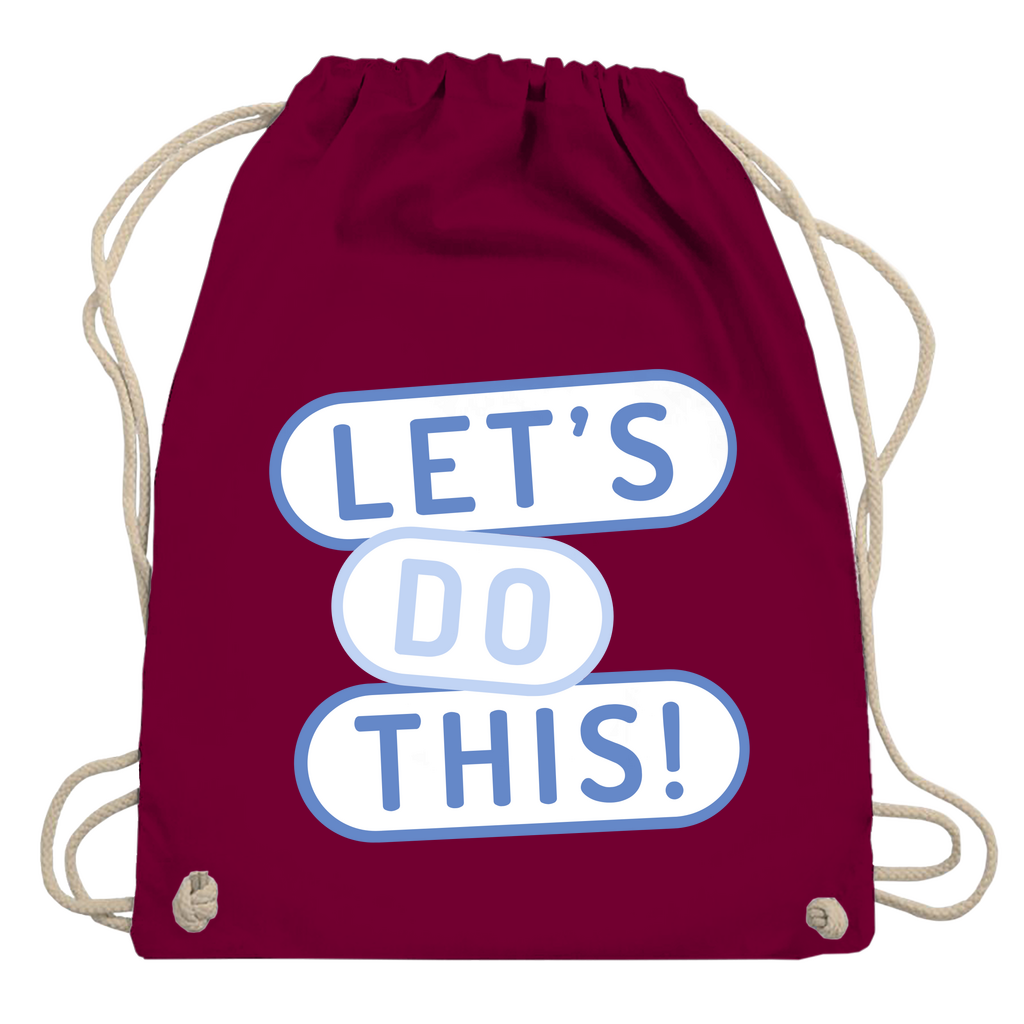 Turnbeutel "Lets do this"