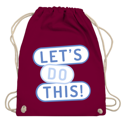 Turnbeutel "Lets do this"