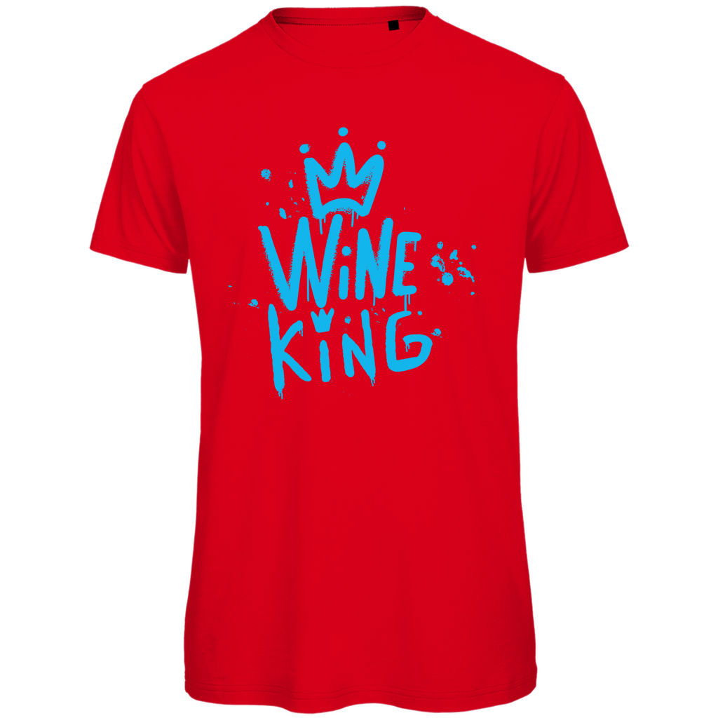 Herren T-Shirt "Wine King" - Grafikmagie