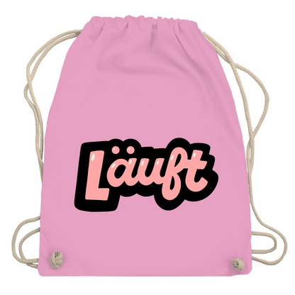 Turnbeutel "Läuft"