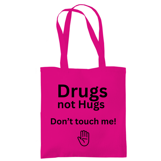 Tragetasche "Drugs not Hugs" - Grafikmagie