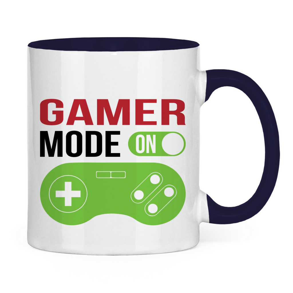 Tasse zweifarbig "Gamer" - Grafikmagie
