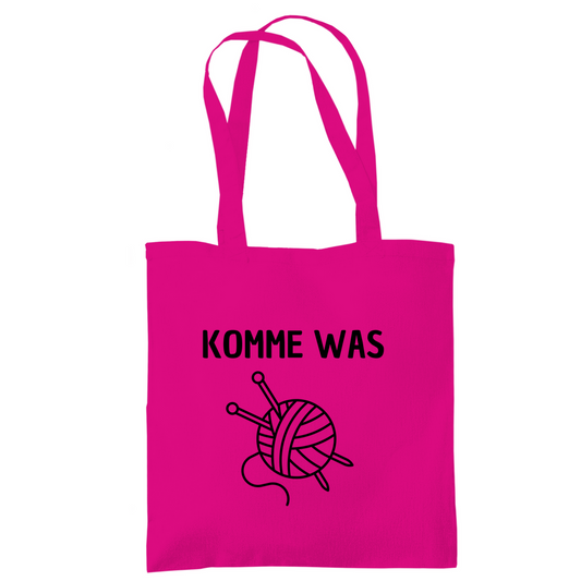 Tragetasche "Komme was Wolle" - Grafikmagie