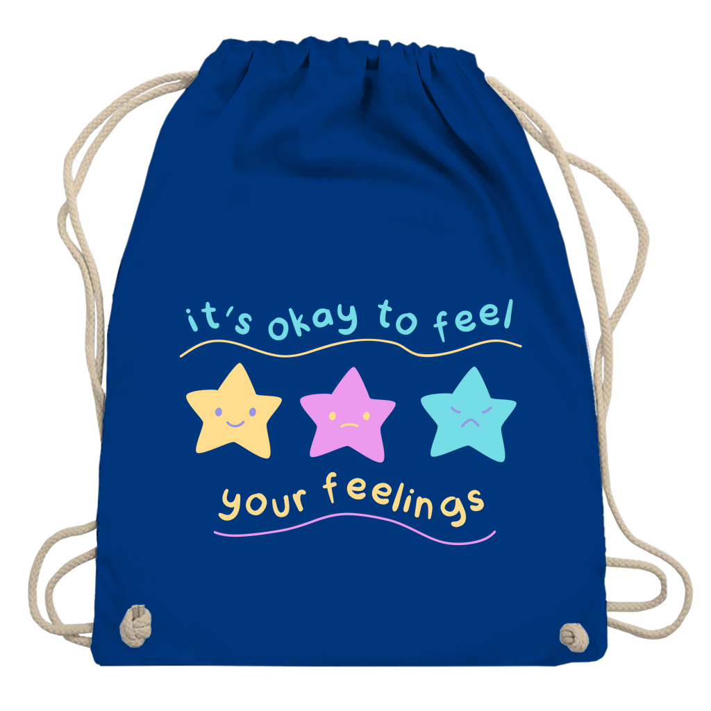 Turnbeutel "Its okay to feel"