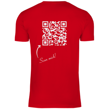 Herren T-Shirt QR Code Social-link