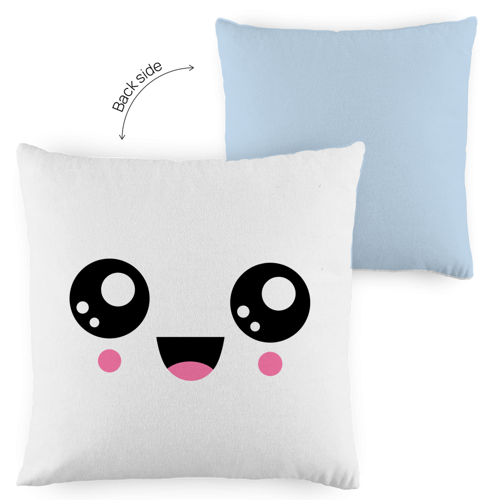 Kopfkissen zweifarbig "Kawaii" - Grafikmagie