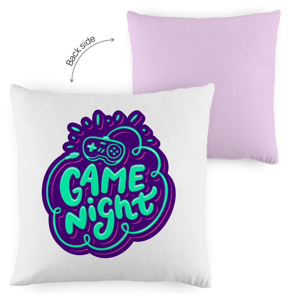 Kopfkissen zweifarbig "Game Night" - Grafikmagie