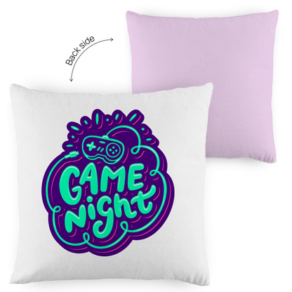 Kopfkissen zweifarbig "Game Night" - Grafikmagie