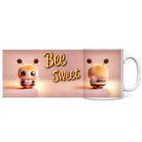 Panorama Tasse "Bee Sweet" - Grafikmagie