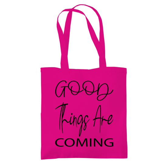 Tragetasche "Good things are coming" - Grafikmagie