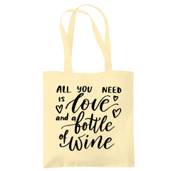 Tragetasche "All you need is love..." - Grafikmagie