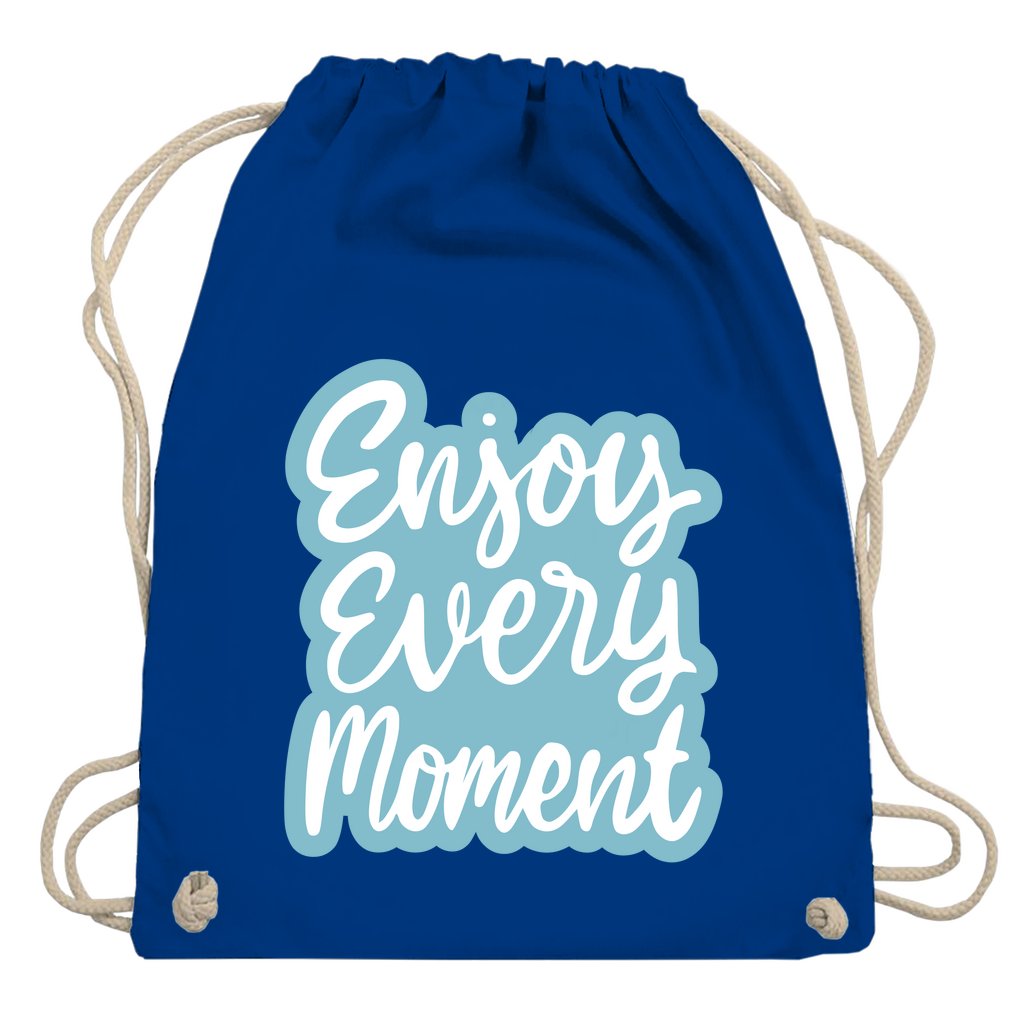 Turnbeutel "Enjoy every Moment"