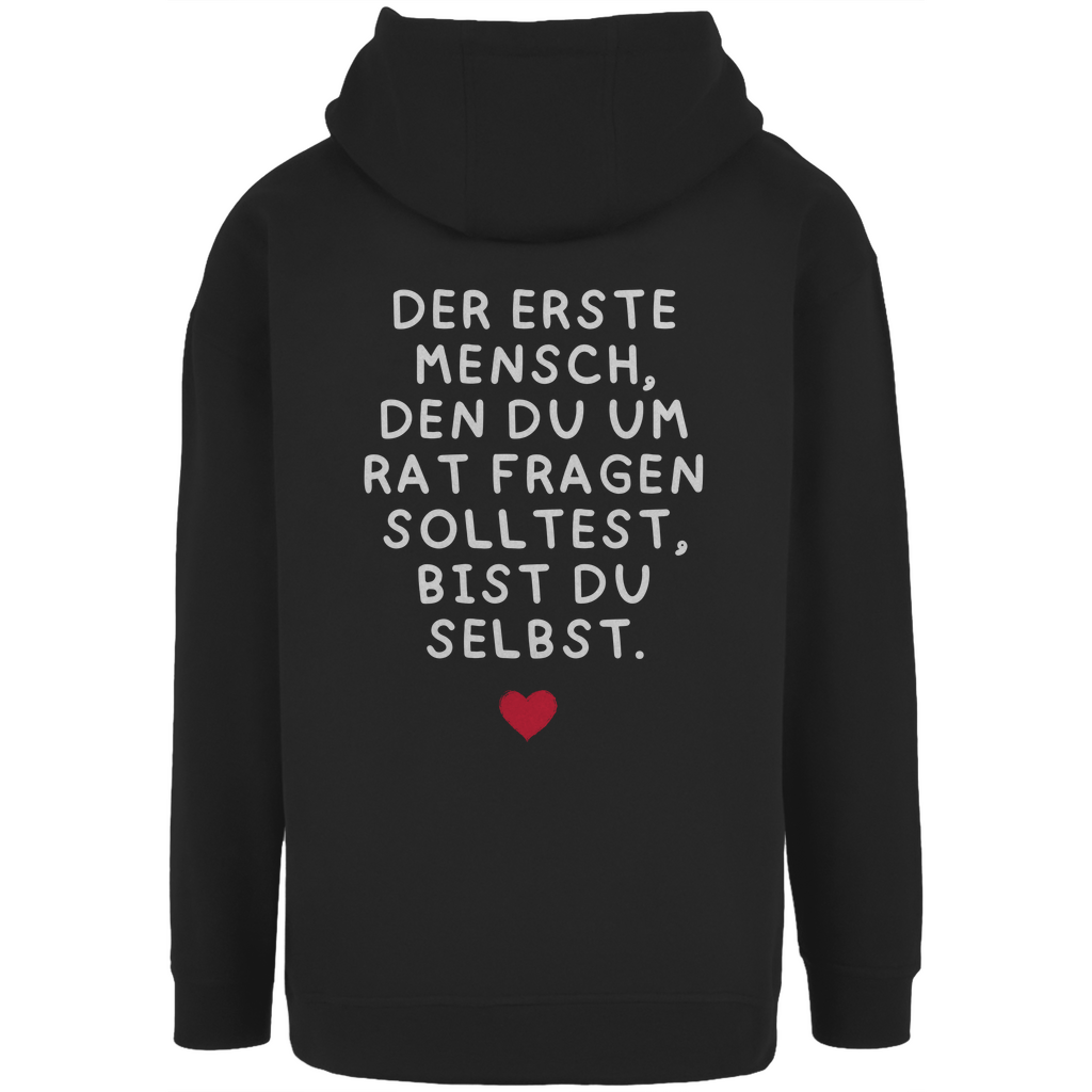 Unisex Oversize Hoodie "Der erste Mensch.."