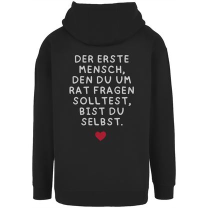 Unisex Oversize Hoodie "Der erste Mensch.."