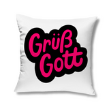 Kopfkissen "Grüß Gott" - Grafikmagie