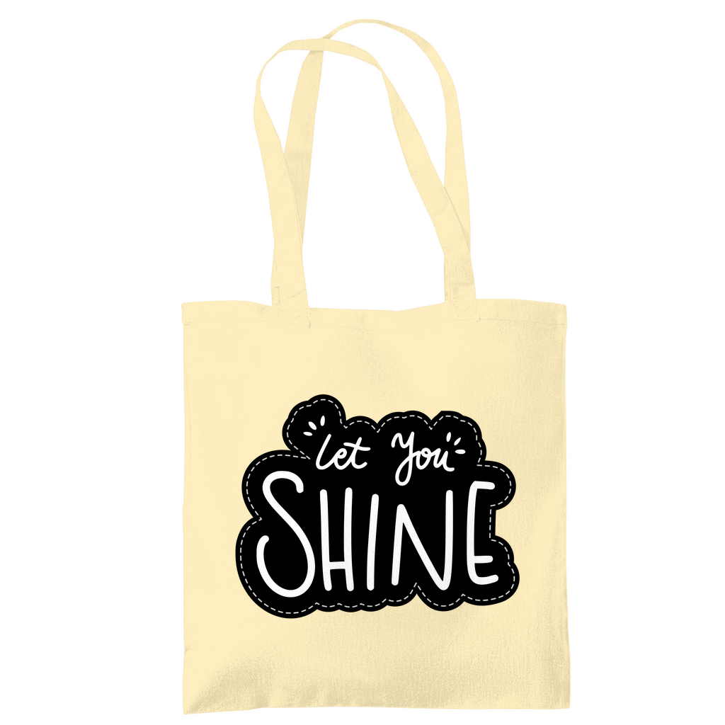 Tragetasche "Let you shine" - Grafikmagie