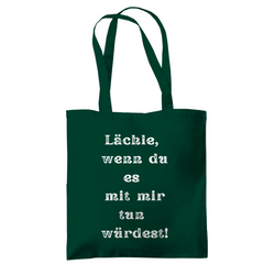 Tragetasche "Lächle wenn du mit" - Grafikmagie