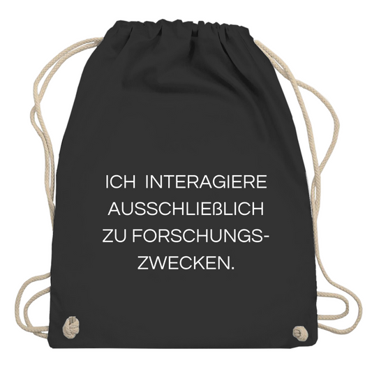 Turnbeutel "Ich interagiere"