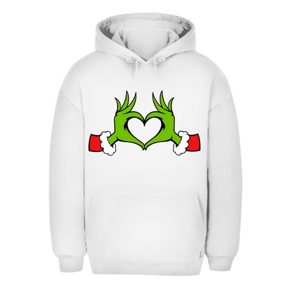 Unisex Oversize Hoodie "Grinch Herz"