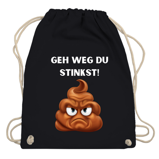 Turnbeutel "Geh weg du stinkst"