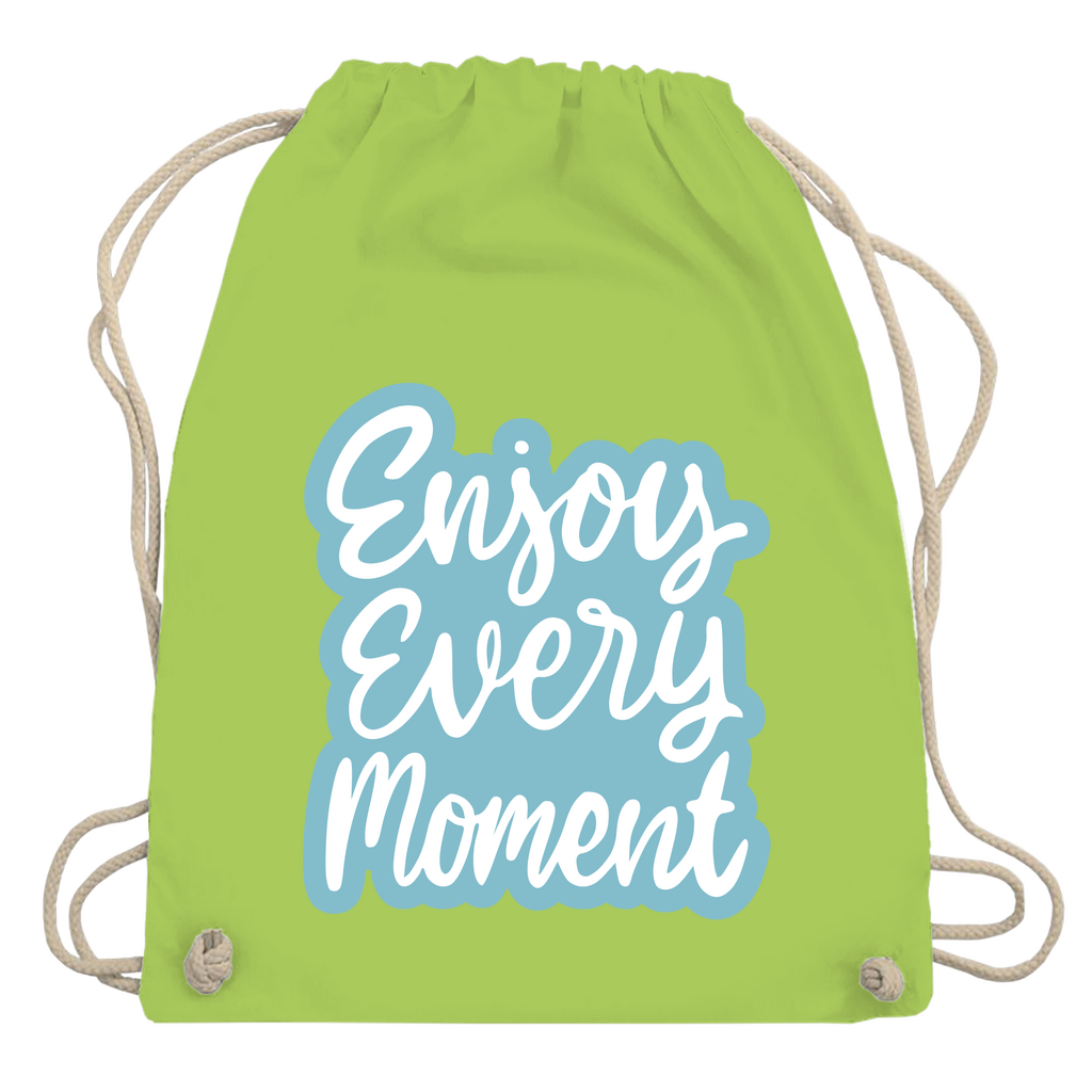 Turnbeutel "Enjoy every Moment"