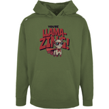 Unisex Oversize Hoodie "You're Look LLamazing"