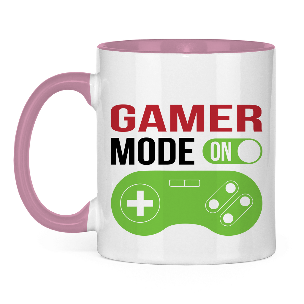 Tasse zweifarbig "Gamer" - Grafikmagie