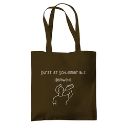 Tragetasche "Durst ist schlimm" - Grafikmagie