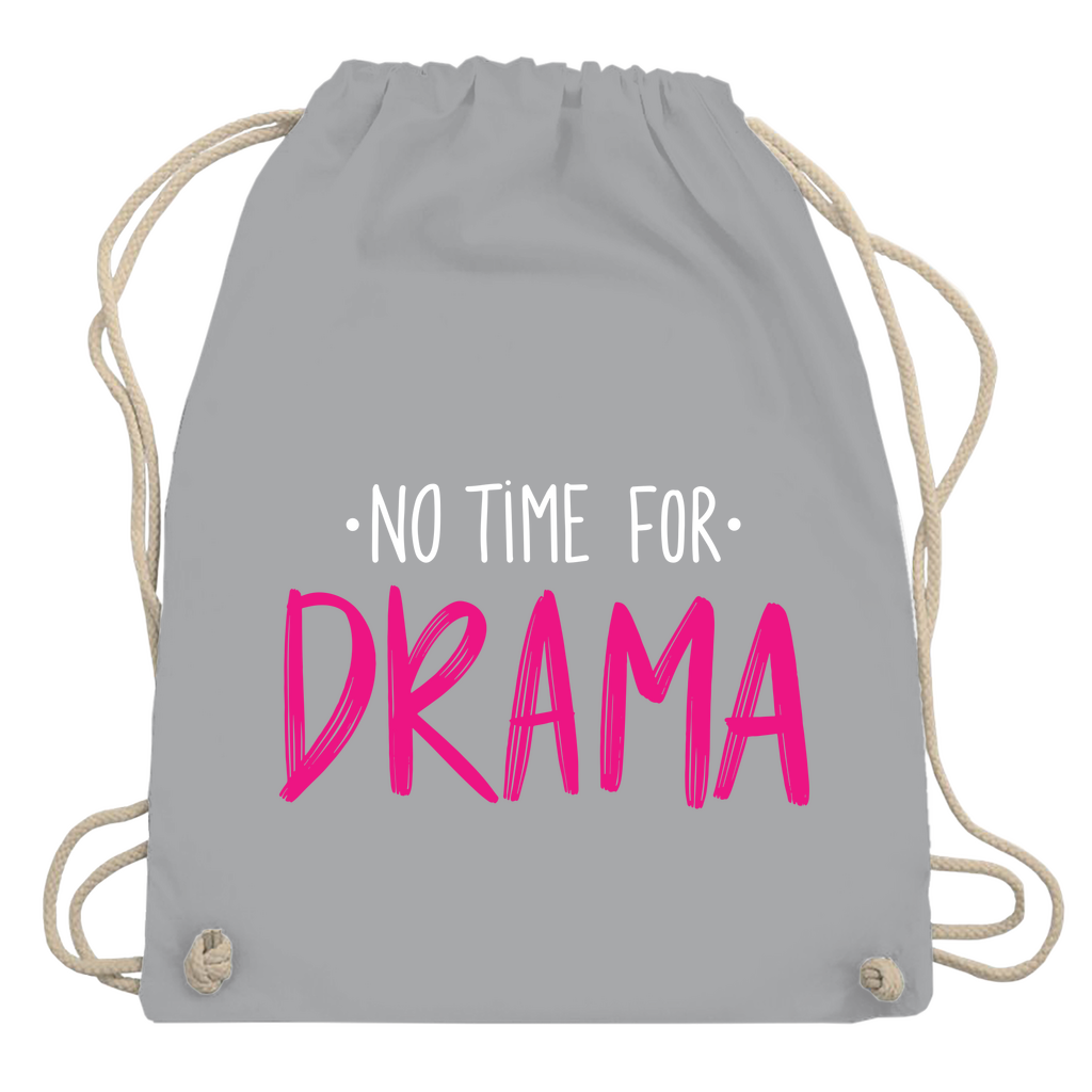 Turnbeutel "No Time for Drama"