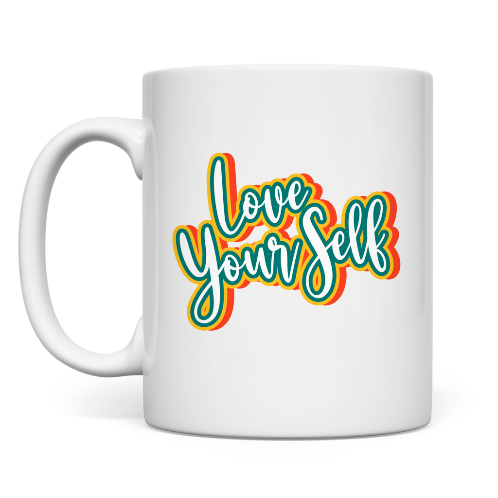 Tasse "Love yourself" - Grafikmagie