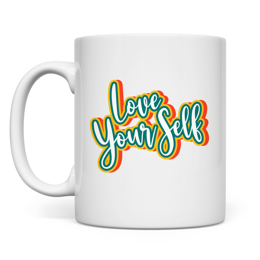 Tasse "Love yourself" - Grafikmagie
