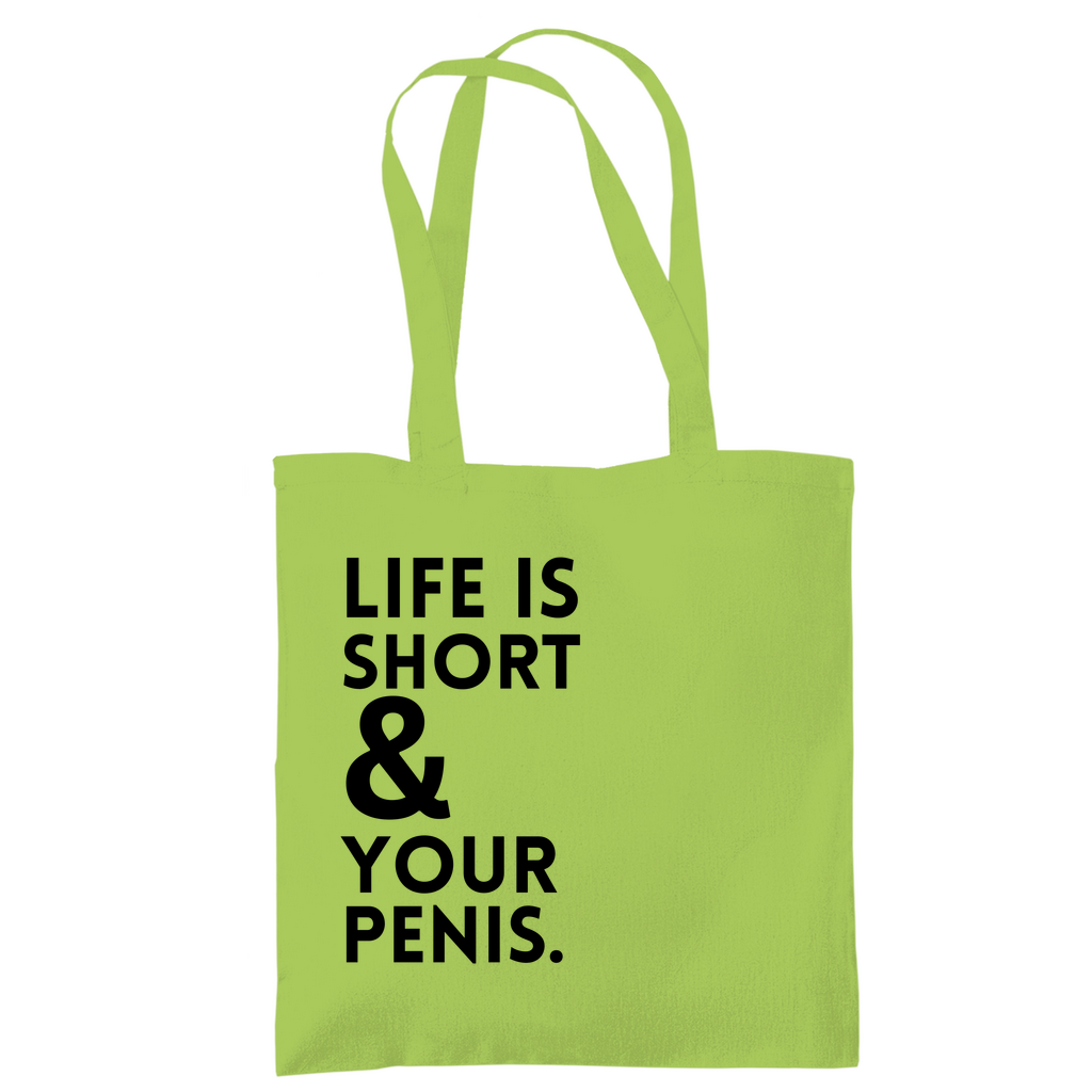 Tragetasche "Life is short"