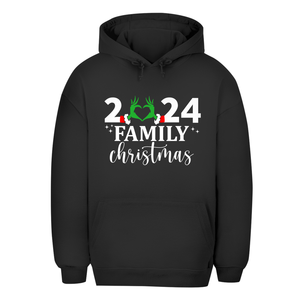 Unisex Oversize Hoodie "Family Christmas"