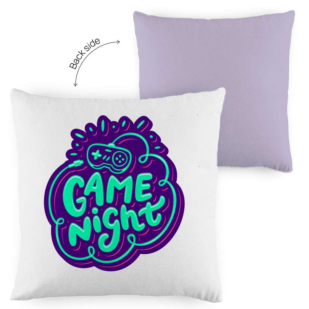 Kopfkissen zweifarbig "Game Night" - Grafikmagie