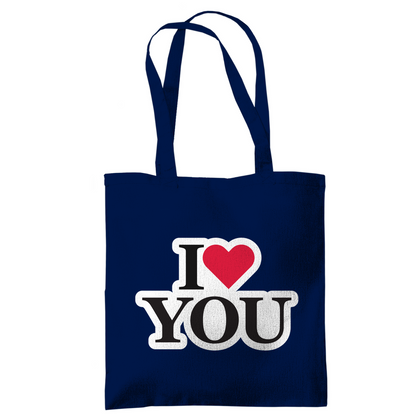 Tragetasche "I love you" - Grafikmagie